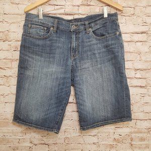 LUCKY BRAND The Bermuda Sz 12/31 Denim Jean Shorts